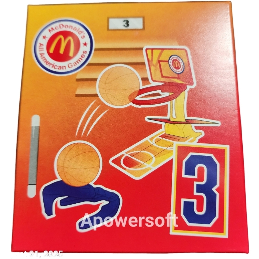 2025 McDonald's Toy #3 All American Games Basketball Set